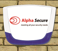 Alpha Secure burglar alarm sounder box